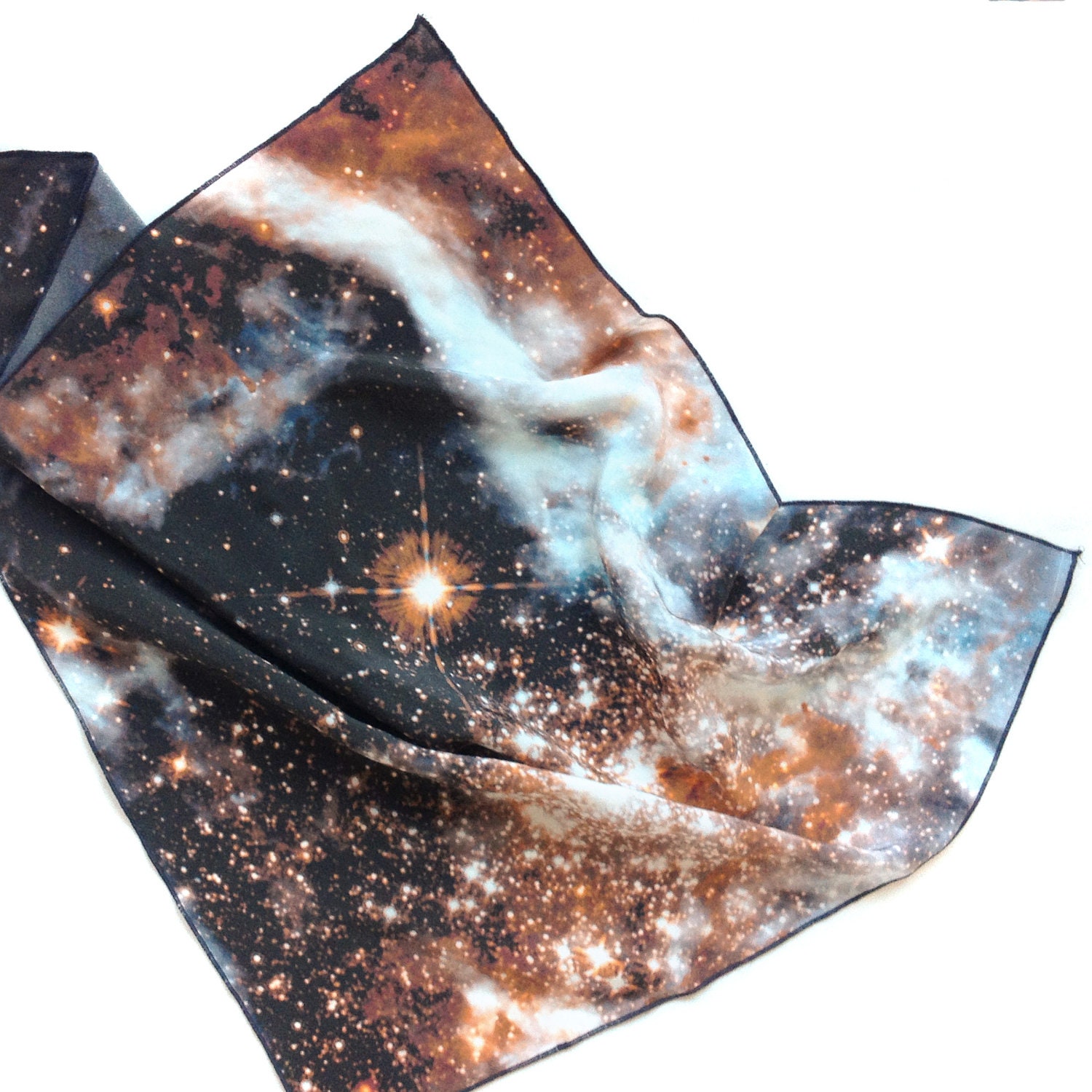 Cosmic Silk Handkerchief