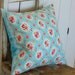 Cottage Pillow Cover, Decorative Pillows, Throw Pillow, Shabby Chic Pillow, Reversible, 20x20 inches