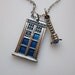 MINI Police Box and SONIC SCREW Necklace.