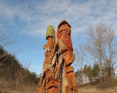 Cottonwood Fairy Dwelling Hand Carved -  Fairies Hideaway