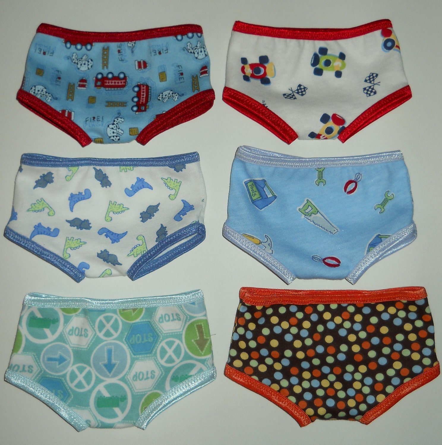 Waldorf Doll Clothes Boys Briefs Underwear -- You CHOOSE ONE Pair -- 15 16 Inch Boy Dolls