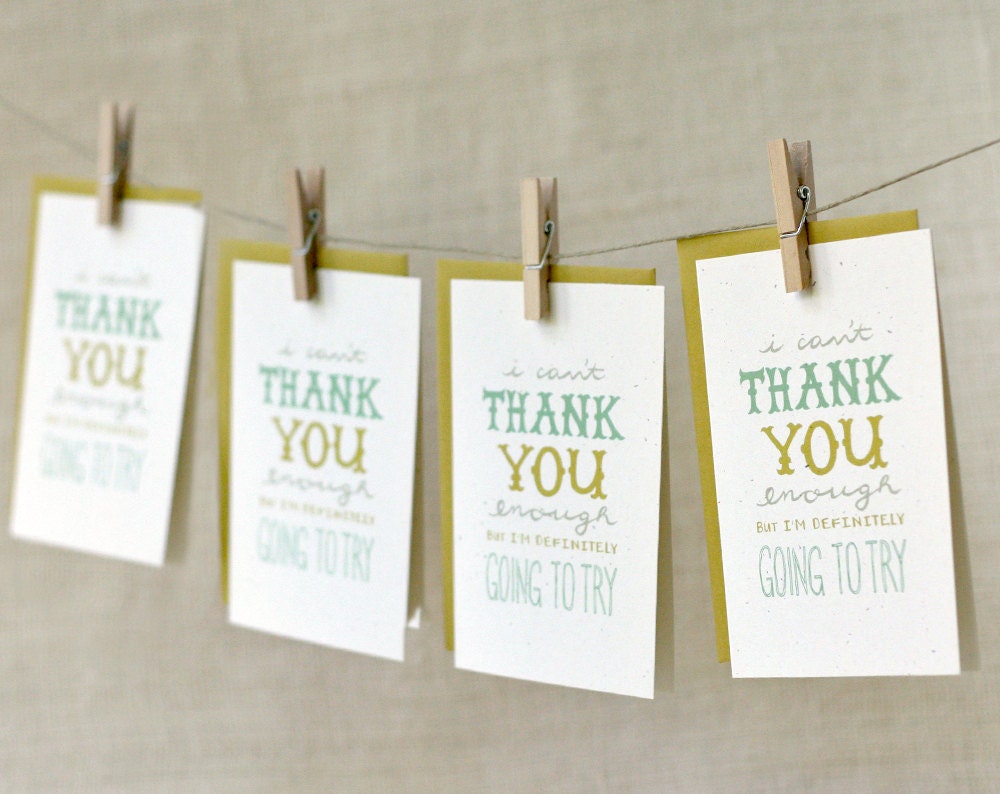 Note Card Set - Thank You Enough