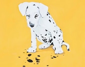 11x14 Dog Art Print - Dalmatian