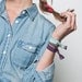 The Shoreline Package - 5 Elastic Solid Color Hair Ties that Double as Bracelets by Mane Message on Etsy