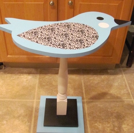 Bird Table Nightstand/ bedside table