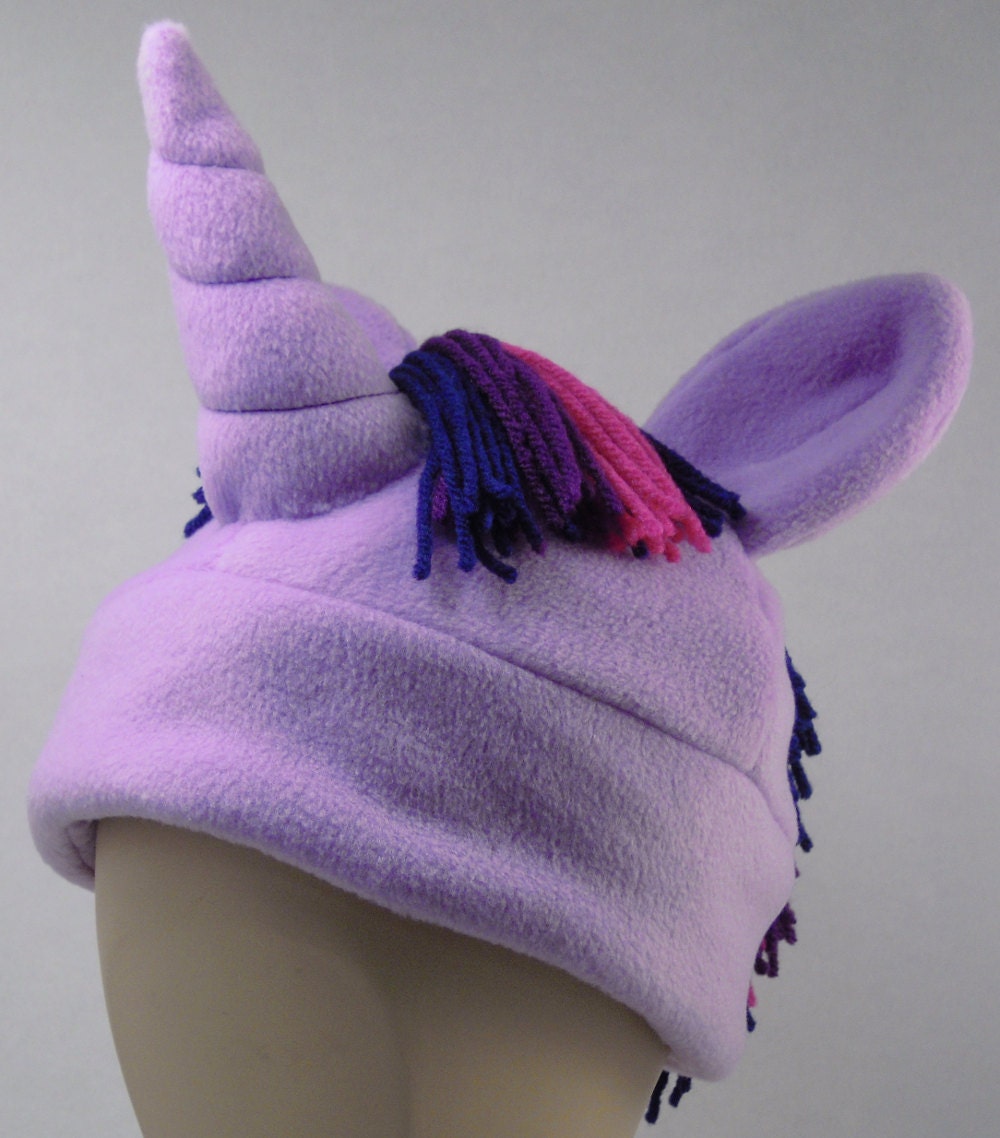 Twilight Sparkle Inspired Fleece Pony Hat My Little Pony MLP