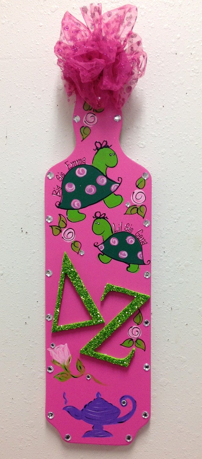 Delta Zeta Paddle Sorority Greek