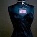 Vintage Black Lace Corset "Rebel" Bustier Top DD 36