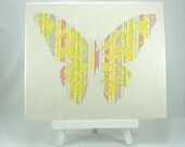 Kids Wall art, Children wall art, Butterfly paper canvas