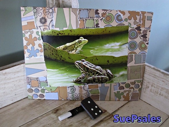 Chalkboard Art Board Back to school Art with a purpose frog art playroom homeschool