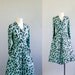 40s dress / 1940s silk day dress / Netted Ivy dress