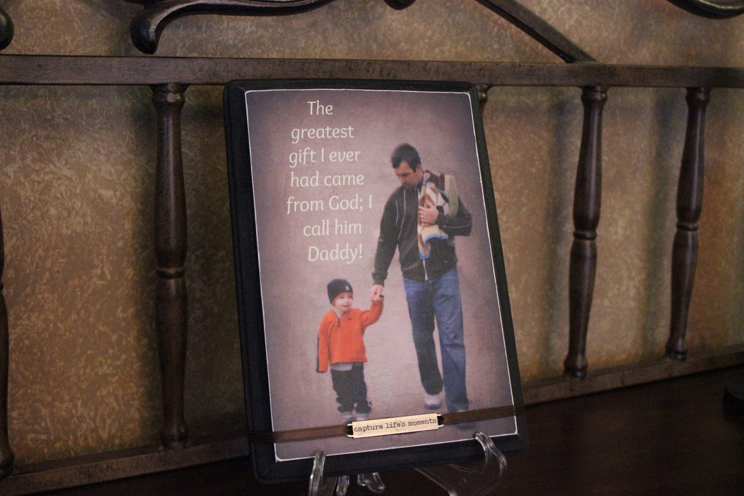 Custom Wooden Photo Plaque