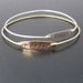 Hand Stamped Name Personalized Engraved Bracelet, Ocean Wave Bracelet, Ocean Wave Jewelry, Custom Engraved Jewelry, Custom Engraved Bracelet