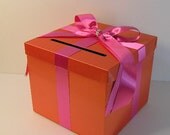 Wedding Card Box Gift Card Box Money Box  Holder--Customize in your color(10x10x9) --custom made