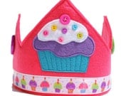 The Yummy Cupcake Crown (Hot Pink)