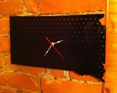 Laser Cut South Dakota Wall Clock
