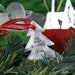 1 Holiday Decor Ornament - Personalized Ornament - Custom Stamped Unique Christmas  - Upcycled Metal Eco Friendly