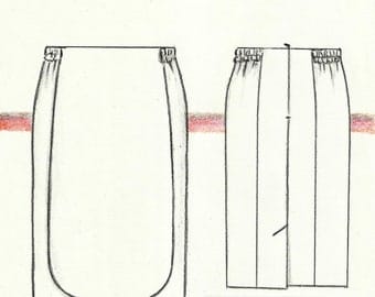 APRON Skirt pattern for PLUS SIZES.-