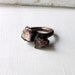 Tourmaline Copper Ring Rubelite Rough Gemstone Stone Mineral Watermelon Pink Artisan Handmade