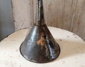 Metal Funnel with Great Patina