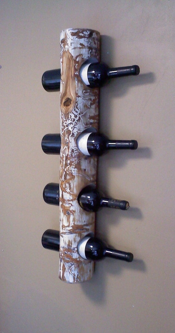 Wall Hanging Wine Rack in Colorado Aspen