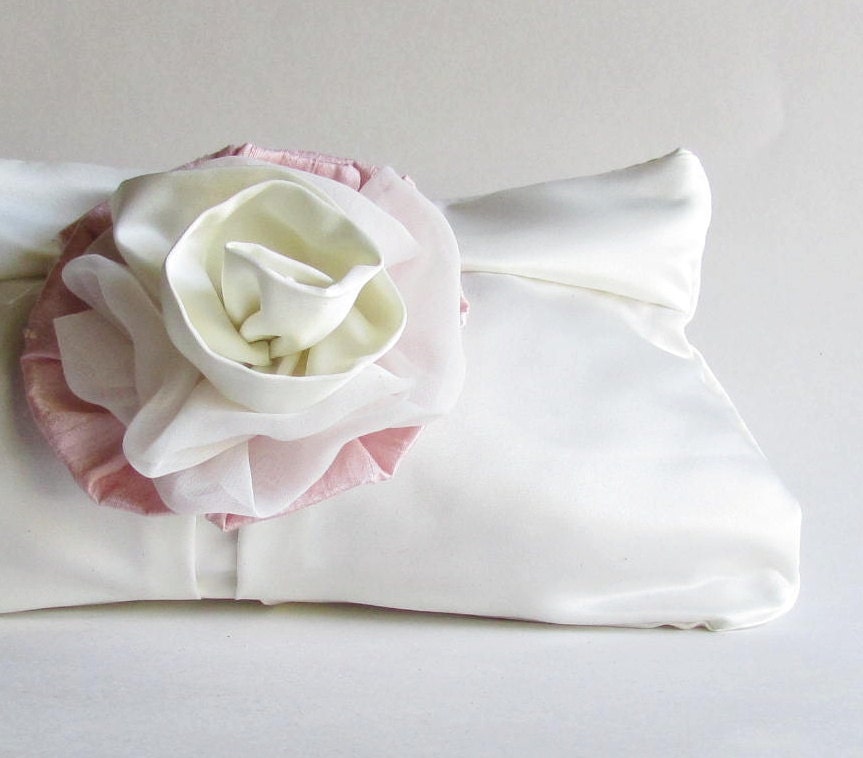 Ivory Wedding Clutch - Bride's Clutch - Fall Wedding