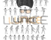 Screen Printed LUNICE Poster