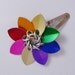 Custom Colors - Chainmaille Scale Flower Barrette (Small)
