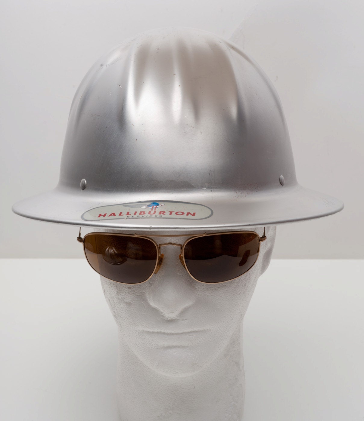 Vintage Halliburton Drilling Helmet McDonald T by EVOLVE2LOVE