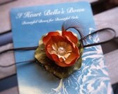 Fall Autumn Flower Skinny Couture Headband All Sizes available Newborn Infant Adult