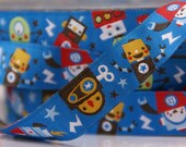 woven ribbon 'Space Robots'
