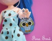 SALE LAST CHANCE Blue Owl Blythe Pull Charm