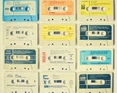 20% SALE All Tomorrow's Parties - music photography, cassette tape art, retro wall art, gift for him 8x8 Print