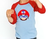 Mario Birthday Party Raglan Shirt Personalized Il_170x135