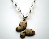 Crystal Glass Butterfly Necklace
