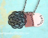 Personalized Mom Necklace - 2 Names