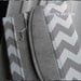 The NEW iPad - iPad 1 - Pad 2 - Snap-On Book Style Case - Chervon in Grey