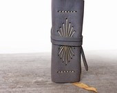 Starfield - Large Handstitched Leather Journal