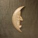 Moon Man Wood Carving, Birthday Gift Wall Art, Anniversary for Him carved by Gary Burns the Treewiz, Ooak Wedding Gift Handmade in Oregon