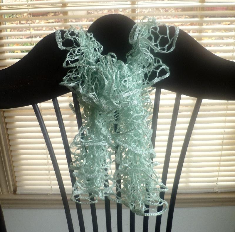 Ruffle Scarf Knit Or Crochet