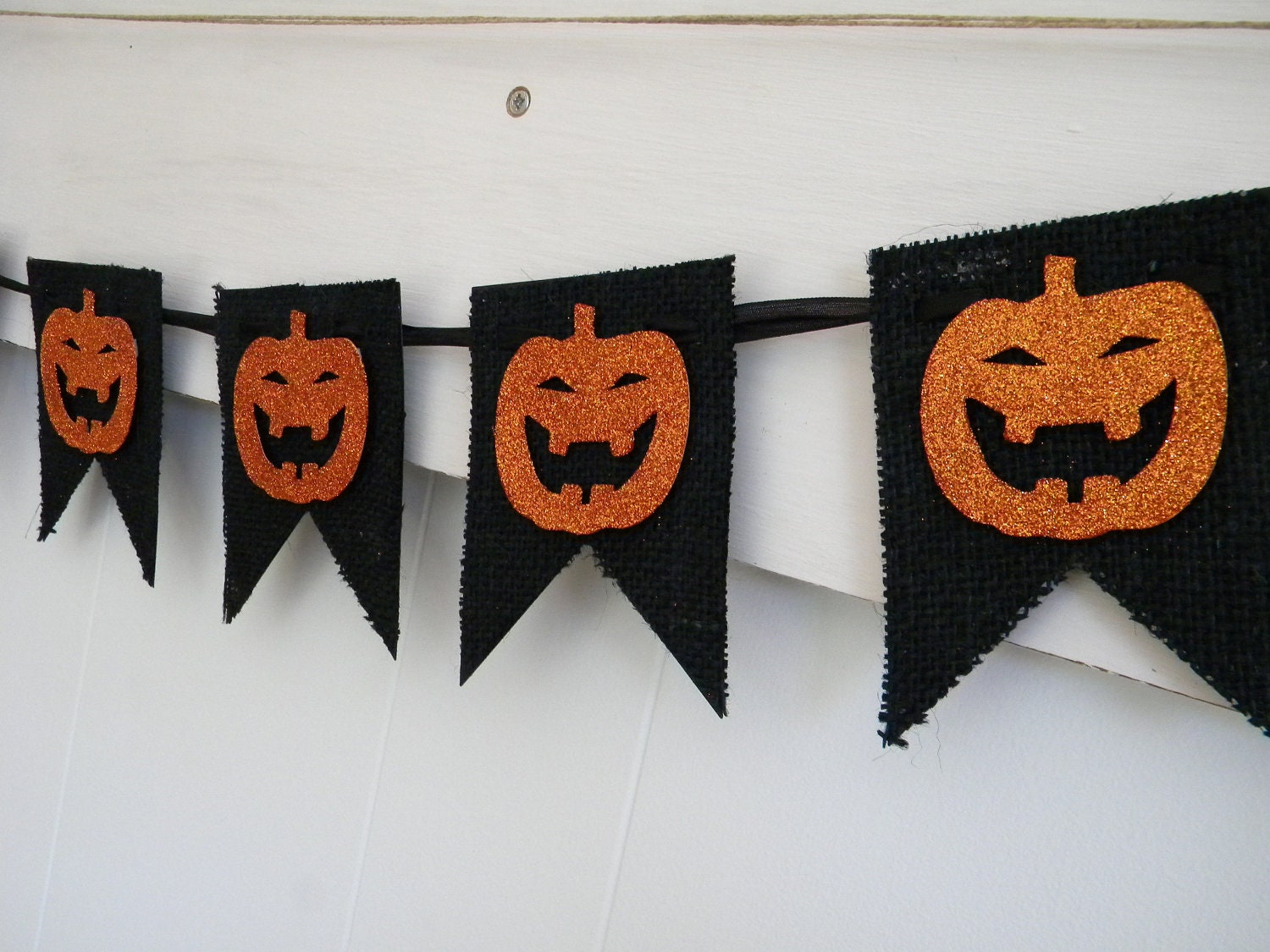 Burlap Halloween Banner