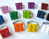 2x2 Brick Plate Adjustable Rings (Choose 1 Color)