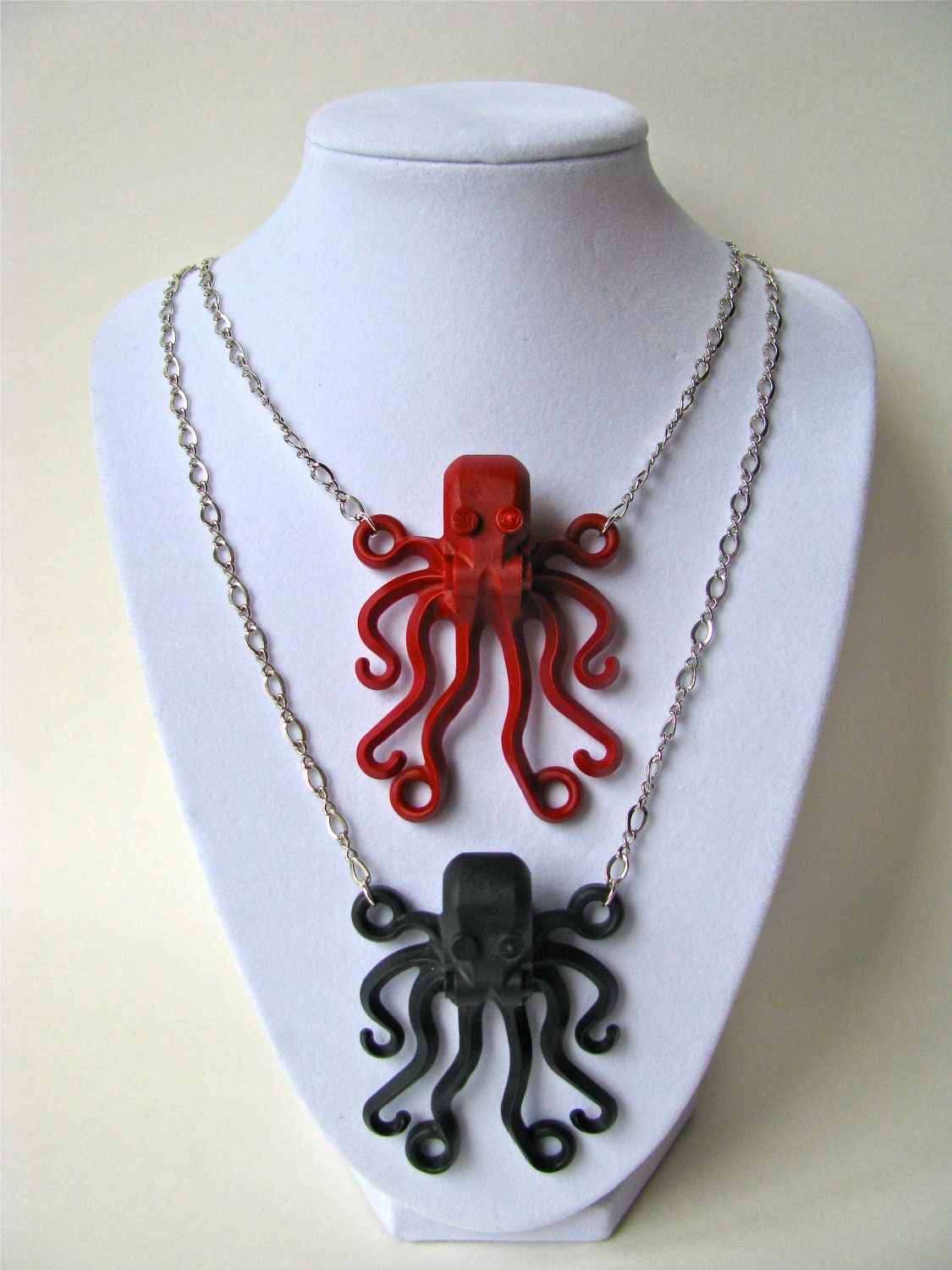 Brick Octopus Necklace (BLACK ONLY)