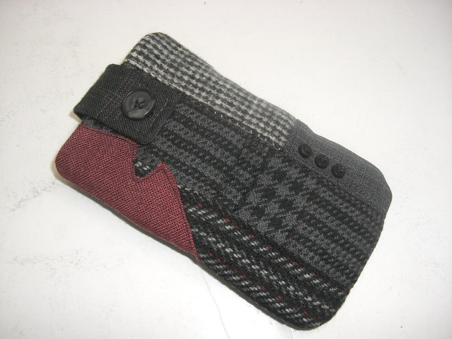 iPhone Case, Phone case, Wool plaid, Eco Friendly, Recycled suit coats