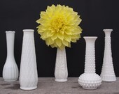 Vintage Milk Glass Bud Vase Instant Collection