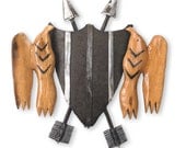 Art Metal Wall Sculpture Coat of Arms