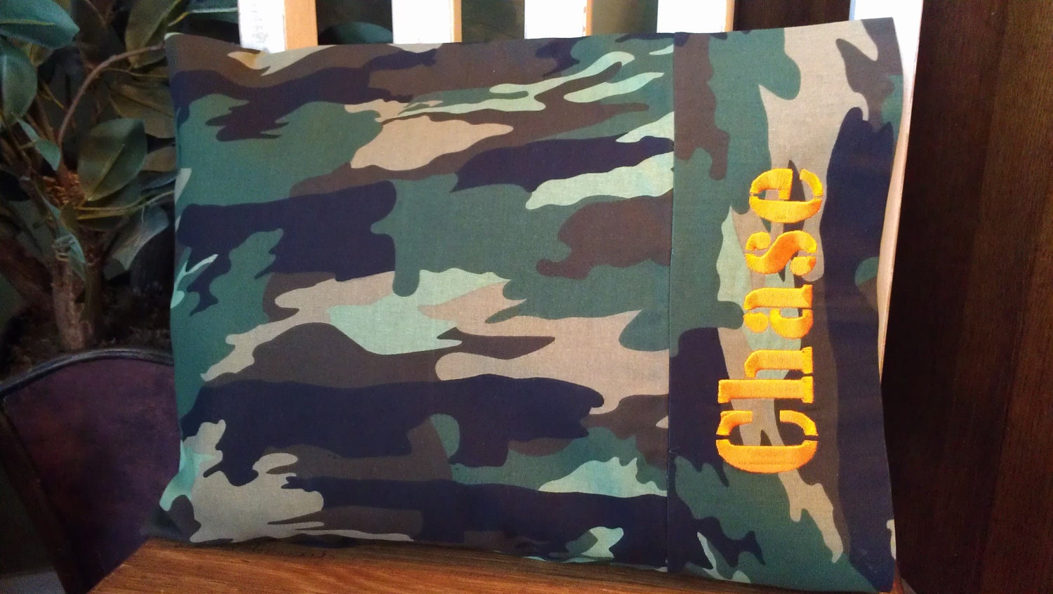 Camo Personalized Travel Pillow Pillowcase