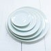 Stacked Plates Pale Aqua Small Serving Set