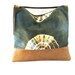 TIE DYE Large Starburst Clutch - Indigo & Creamsicle