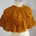 Knitting Cape in  Brown